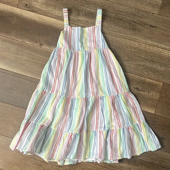 knee length dresses for ladies Metallic Multi Stripe Dress-Metallic Multi Stripe main image 1